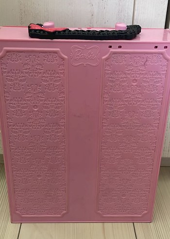 Renkli Pembe Barbie Çocuk giyim Dolabı - Görsel 3