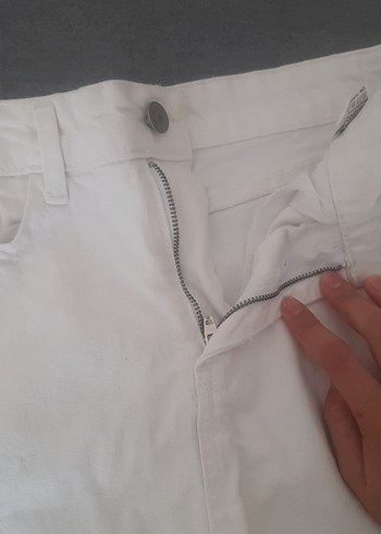 s Beden Beyaz mini etek