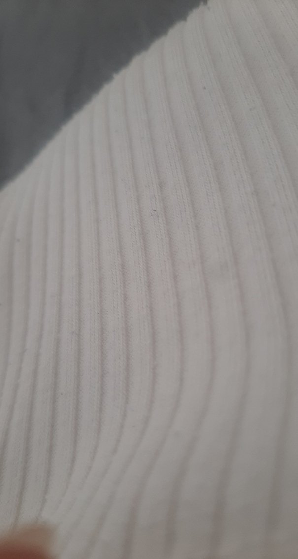 Bayaz İnce Askılı Kadın Crop Top - Görsel 2