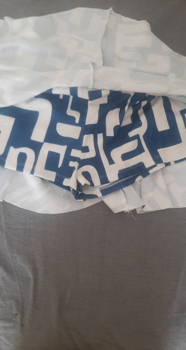 Renkli Desensiz Mini Etek - Görsel 4