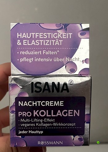  Beden Isana Gece Kremi Pro Kollajen 50 ml