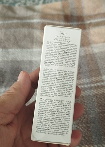 DR.C.TUNA Güneş Koruyucu Yüz Kremi SPF 50+ 50ml - Görsel 3