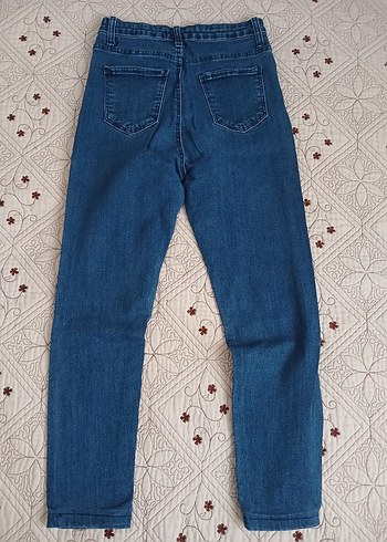 m Beden Kadın Mavi Denim Normal Boy Jean