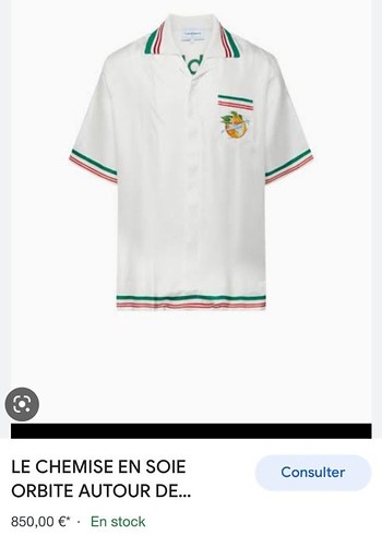 Düğmeli Nakışlı Beyaz Erkek Kısa Takımı - Görsel 2