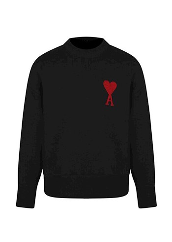 s Beden Ami Siyah Erkek Oversize Sweatshirt