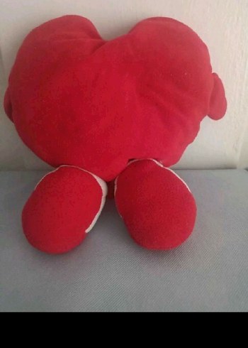 Beden Kırmızı Kalp Figürlü Peluş Oyuncak 35cm