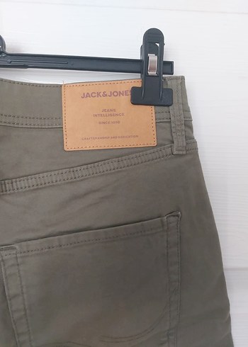 Haki #Jack&Jones Renk Rahat Kesim Denim Erkek Şort - Görsel 4