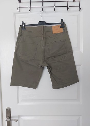 Haki #Jack&Jones Renk Rahat Kesim Denim Erkek Şort - Görsel 3