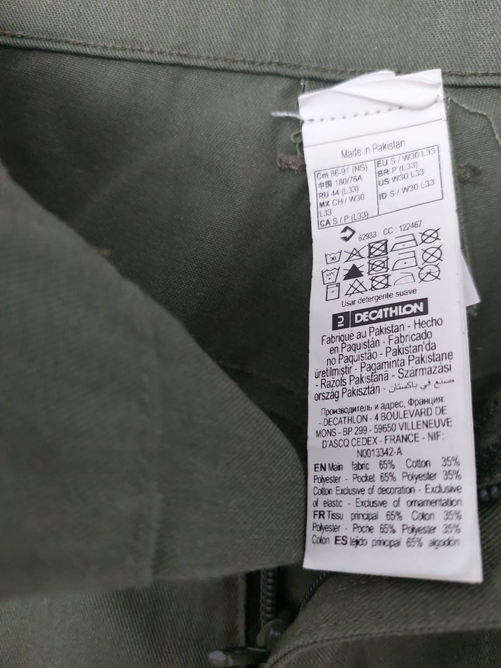 #Decathlon #Solognac Haki #Şort (internette 850-900tl) #ERKEK - Görsel 3