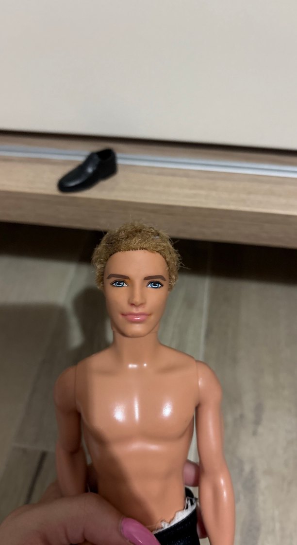 Siyah Pantolonlu Erkek Bebek Oyuncak - Görsel 4