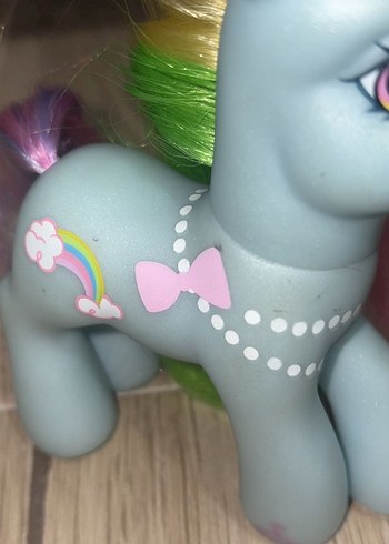 Pastel Renkli Gri At Figürü - Görsel 6