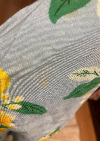 desenli lastikli bol pantolon - Görsel 4