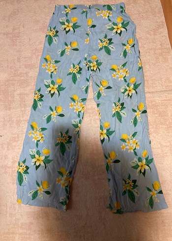 desenli lastikli bol pantolon - Görsel 2