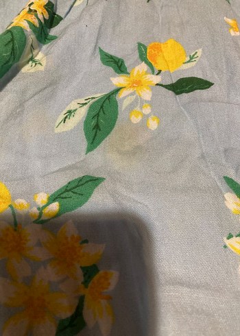 desenli lastikli bol pantolon - Görsel 3