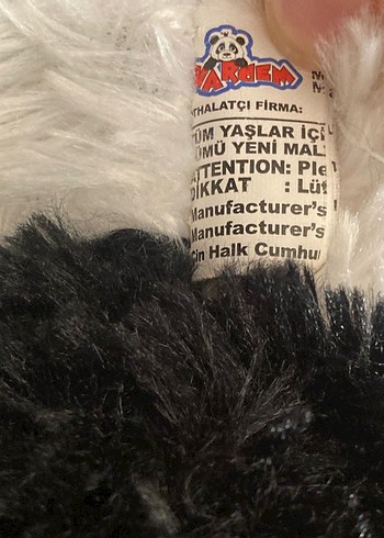 Oyuncak Peluş Panda - Görsel 8