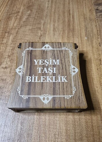 Tasarımcı Orjinal Yeşim Taşı Bileklik