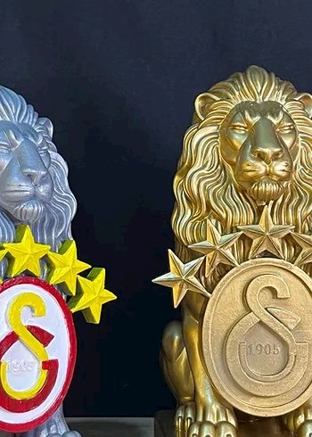 Diğer Altın Renkli Galatasaray Aslan Figür Şampiyon