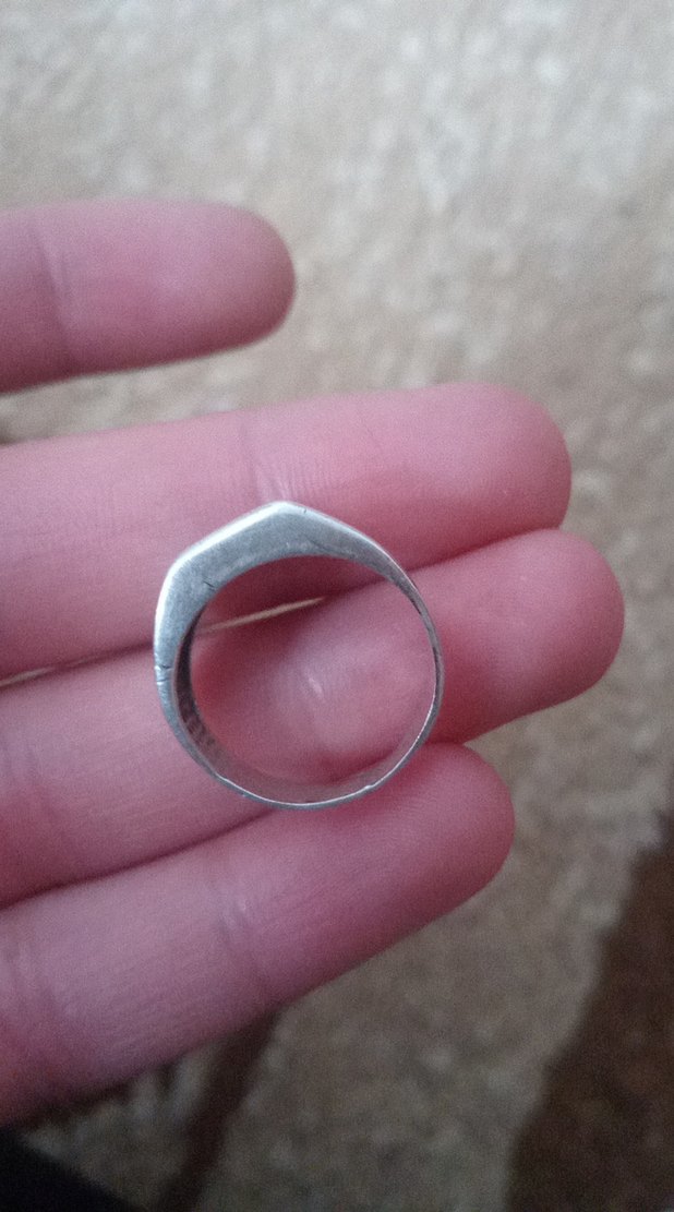 Minimalist Siyah Erkek Yüzük - Görsel 3