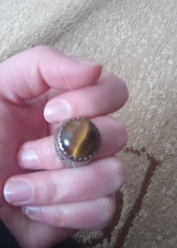 Bohem Tarz Erkek Vintage Yüzük - Görsel 5