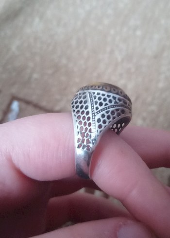 Bohem Tarz Erkek Vintage Yüzük - Görsel 2