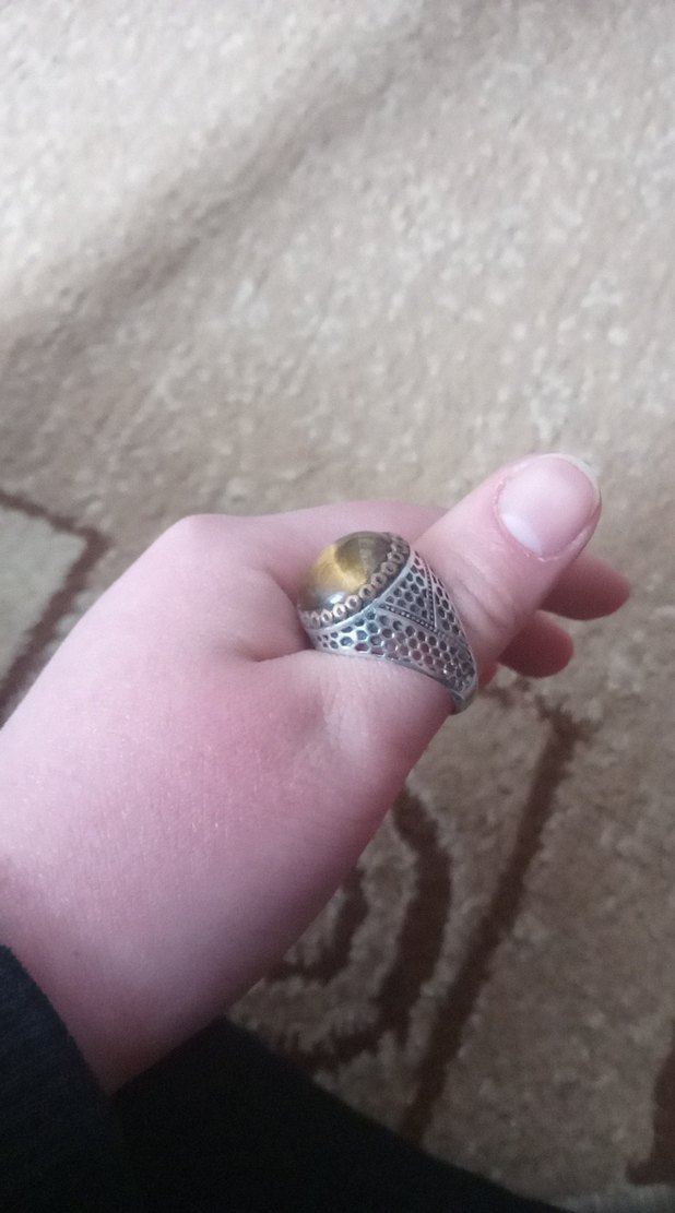 Bohem Tarz Erkek Vintage Yüzük - Görsel 3