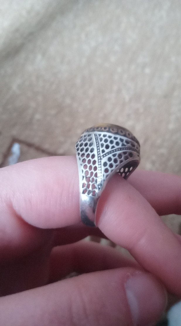 Bohem Tarz Erkek Vintage Yüzük - Görsel 2