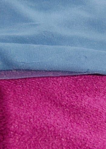 Tesettür Abiye - Mavi - Tül - Görsel 2