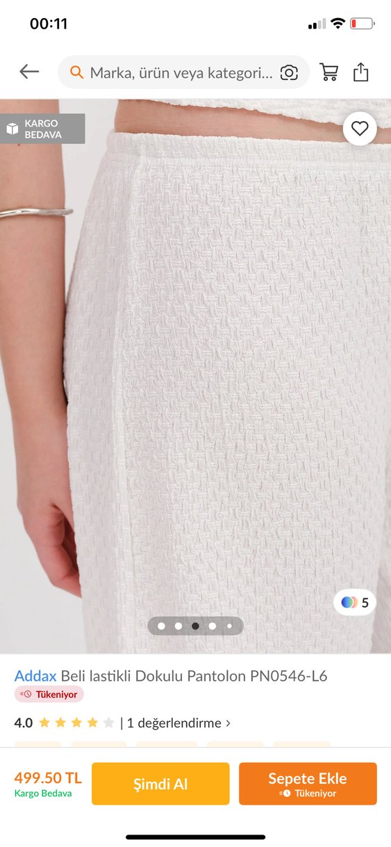 Beyaz pantolon - Görsel 2