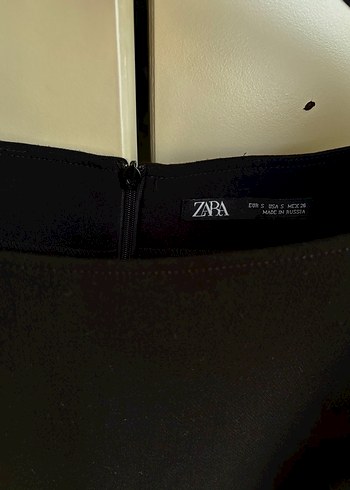 Zara Midi Boy Klasik Siya Elbise