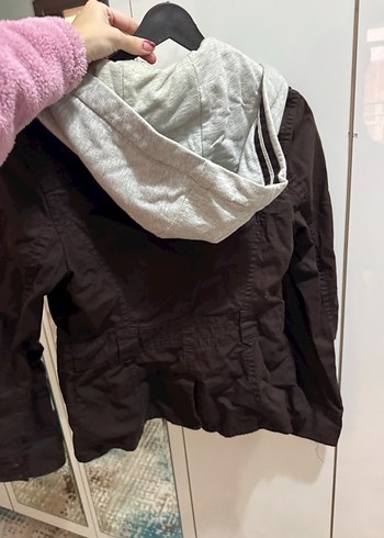 Kahverengi Kemerli Kadın Ceket - Görsel 3