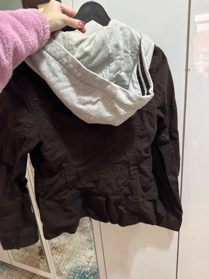 Kahverengi Kemerli Kadın Ceket - Görsel 3