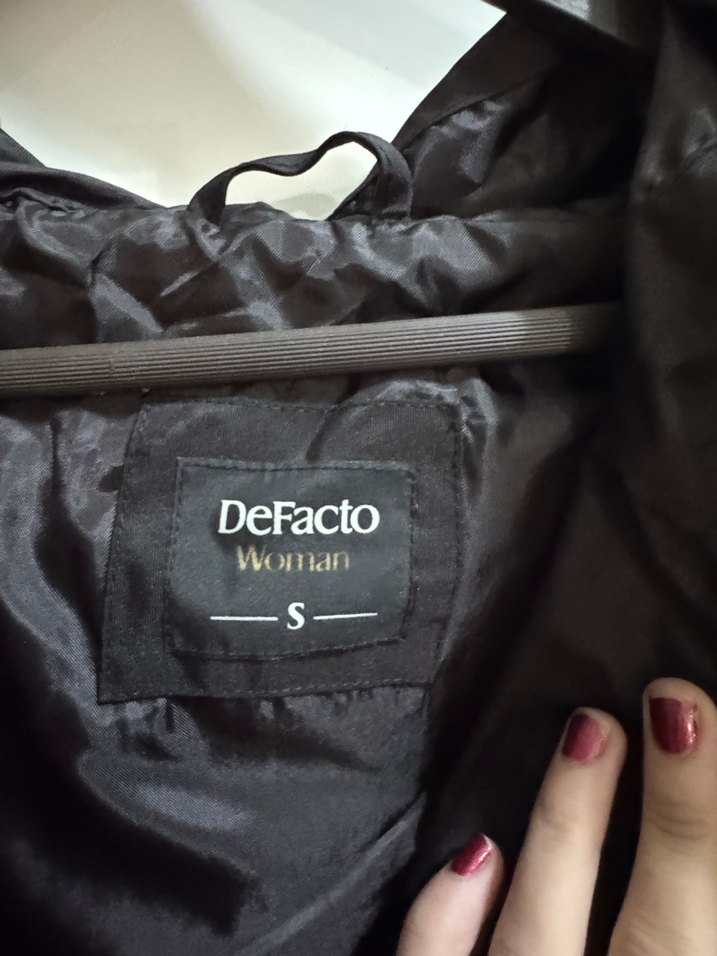 Siyah Düğmeli Street Wear Kadın Ceket - Görsel 2