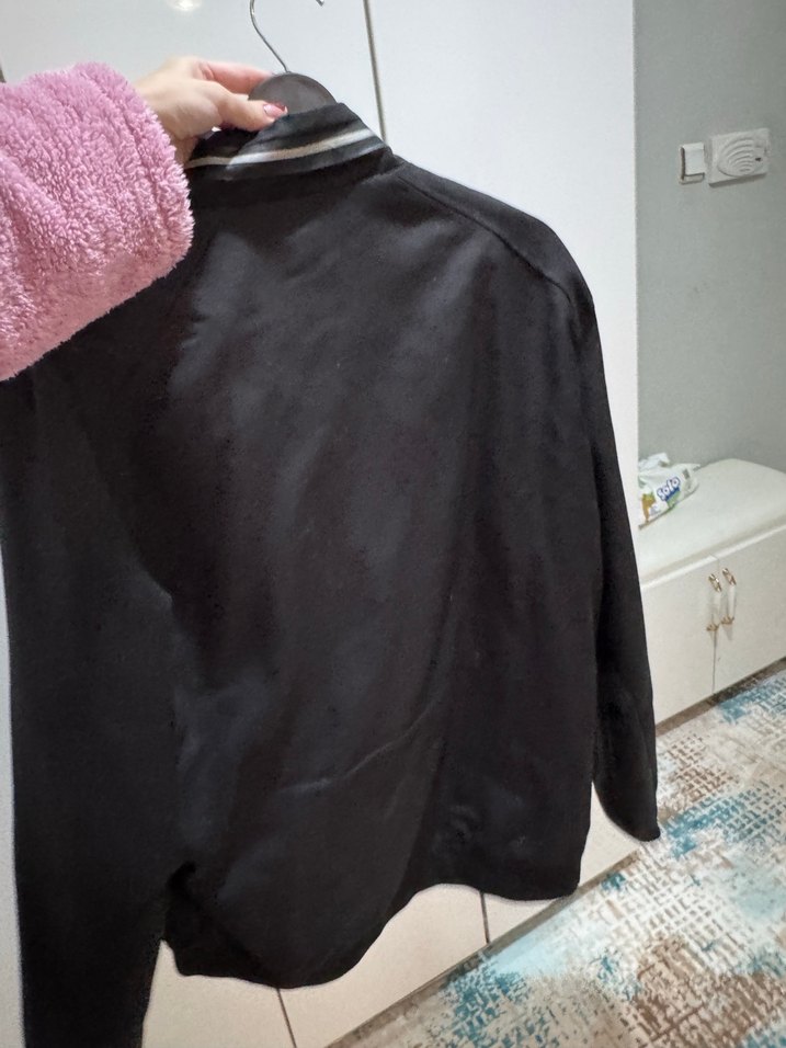 Siyah Fermuarlı Erkek Günlük Ceket - Görsel 4