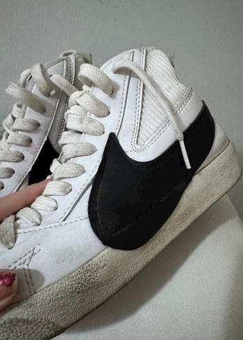 Kadın Beyaz Bağcıklı Spor Ayakkabı - Görsel 2