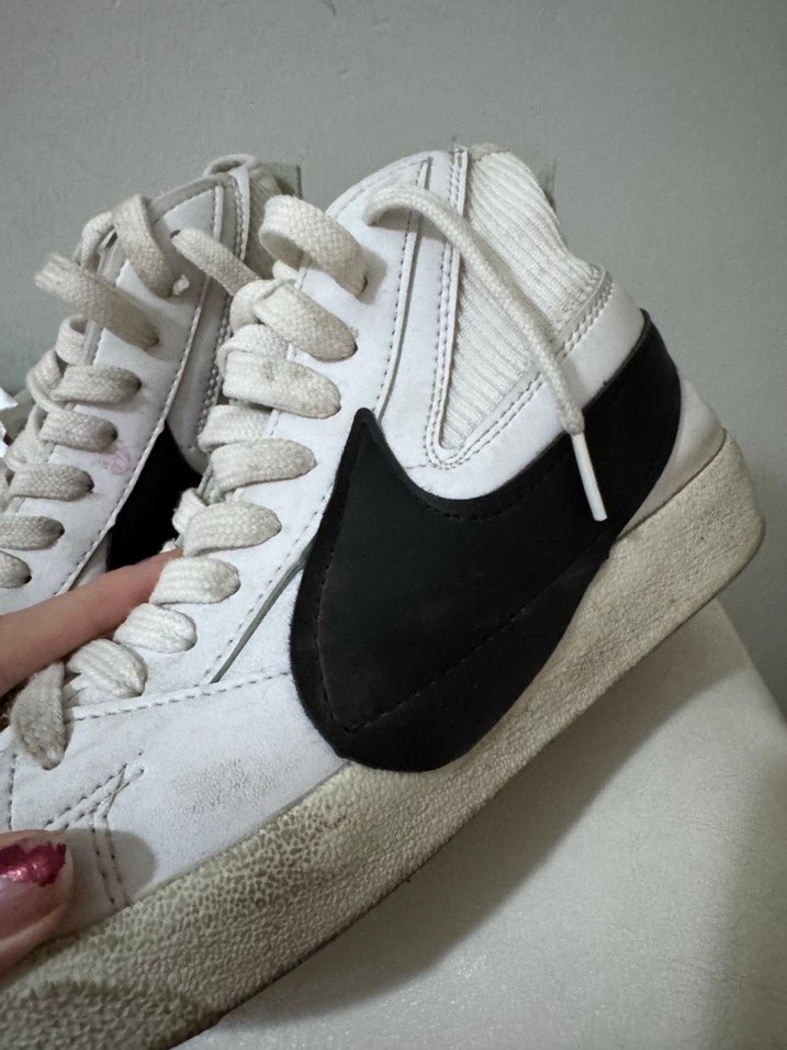 Kadın Beyaz Bağcıklı Spor Ayakkabı - Görsel 2