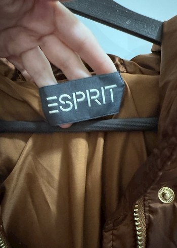 Düğmeli, Kahverengi Kadın Deri Kışlık Mont - Görsel 2