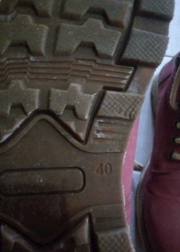 Bordo Süet Bağcıklı Erkek Dolgu Topuk Bot - Görsel 3