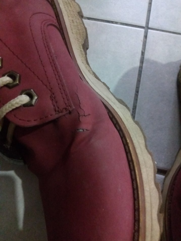 Bordo Süet Bağcıklı Erkek Dolgu Topuk Bot - Görsel 2