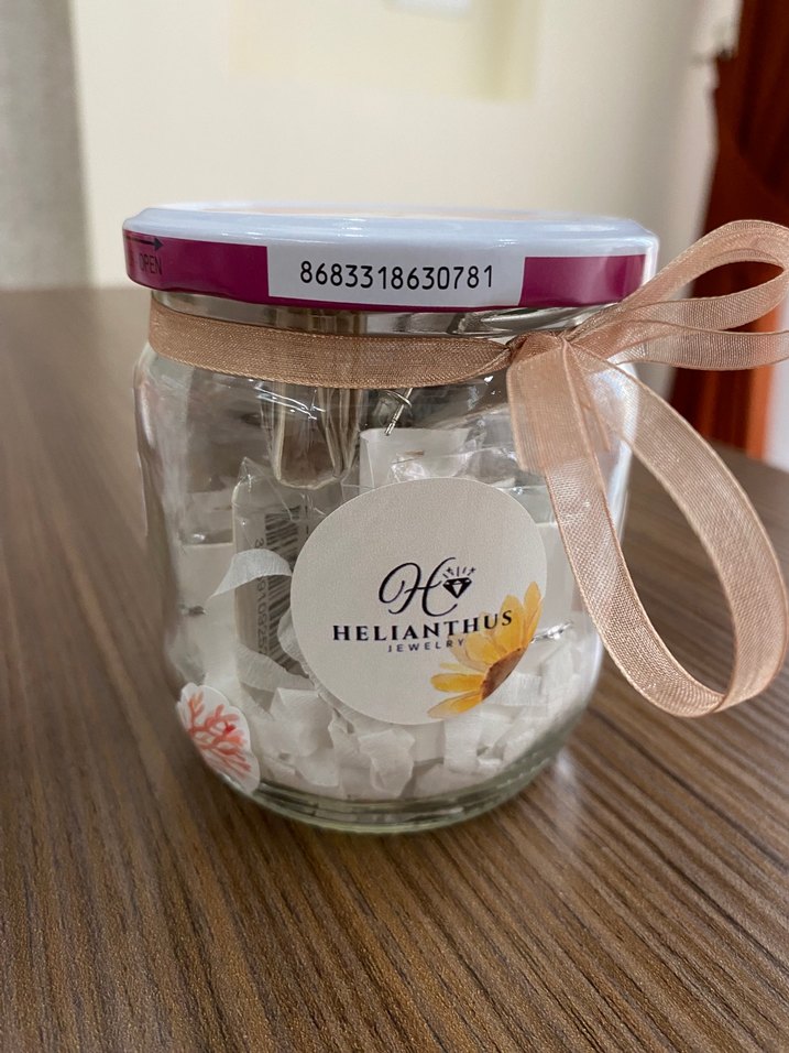 Gold + silver medium takı kavanozu - Görsel 2