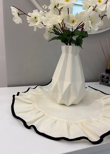 Kenar biyeli krem renk supla - Görsel 3