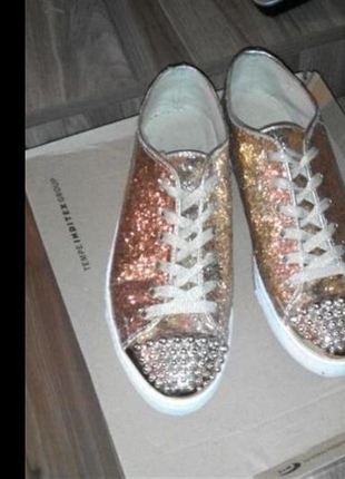 38 Beden dore payetl sneaker
