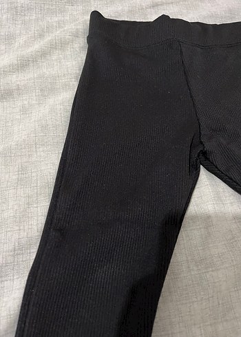 Kız Çocuk Siyah Sade Tayt - Görsel 5