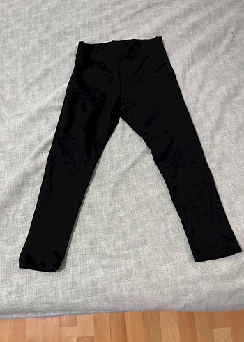 Kız Çocuk Siyah Sade Tayt - Görsel 2