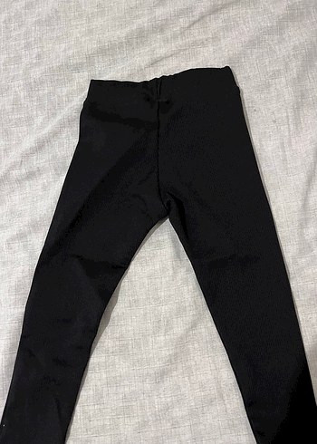 Kız Çocuk Siyah Sade Tayt - Görsel 7