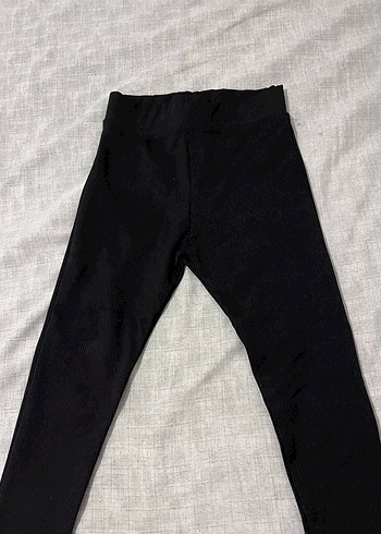 Kız Çocuk Siyah Sade Tayt - Görsel 3