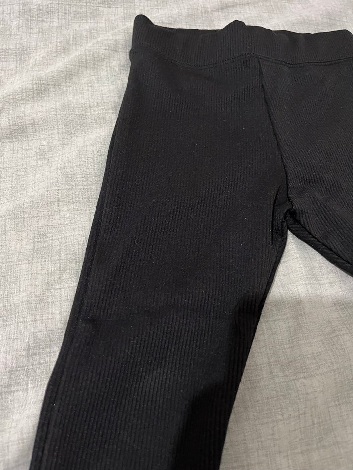 Kız Çocuk Siyah Sade Tayt - Görsel 5