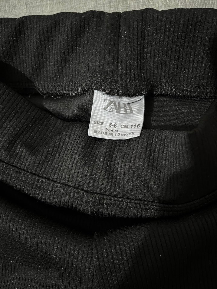 Kız Çocuk Siyah Sade Tayt - Görsel 4