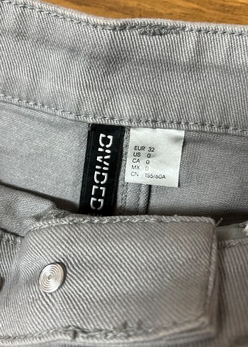 Gri Normal Kesim Kadın Denim Pantolon - Görsel 4