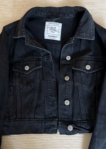 Kadın pull and bear Denim Ceket