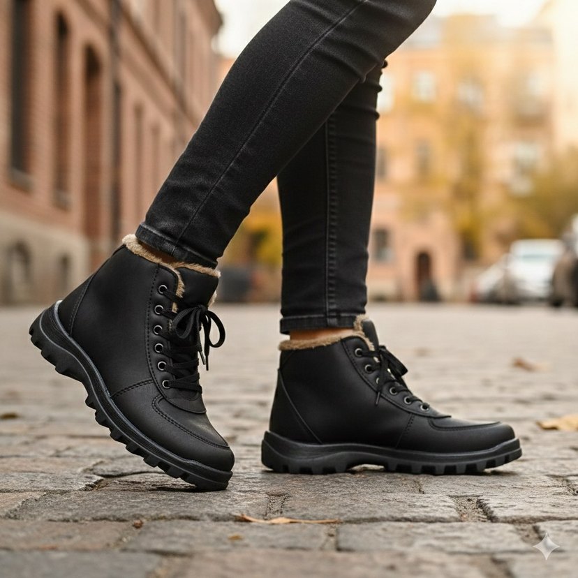 Gri Bağcıklı Erkek Outdoor Botları - Görsel 4